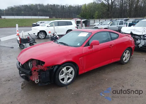 2003 Hyundai Tiburon Gt V6 from USA, damaged, VIN KMHHN65F93U092142